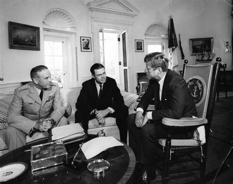 Ar8153 A President John F Kennedy With Secretary Of Defense Robert S