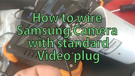 All wiring diagrams posted on the site are collected from free sources and are intended solely for informational purposes. How to re-wire Samsung Camera RJ-45 to standard BNC Video plug - YouTube