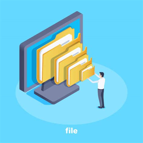 Electronic Document Management System Illustrations, Royalty-Free ...