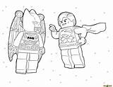 Lego Coloring Batman Printable Marvel Dc Super Heroes Superman sketch template