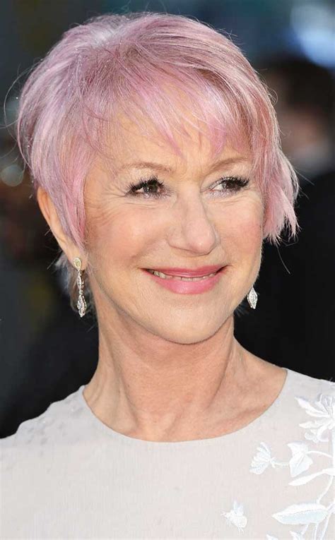 Helen Mirren From Stars With Pink Hair E News