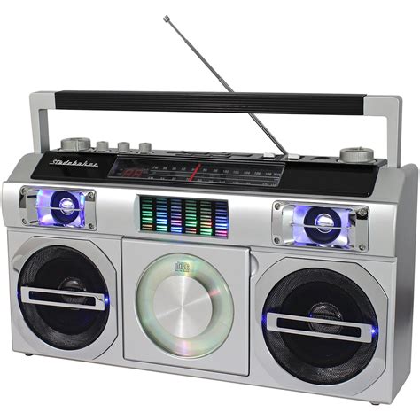 Customer Reviews Studebaker Master Blaster 5w Rms Boombox With Amfm