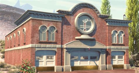 Radiator Springs City Hall Pixar Wiki Disney Pixar Animation Studios