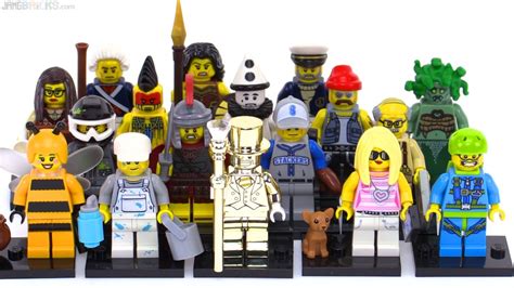 jangbricks lego reviews and mocs lego series 10 collectible minifigures from 2013 reviewed