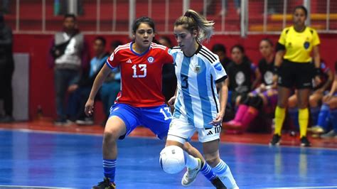 video argentina venció a chile para seguir invicta en la copa américa futsal femenina 2023