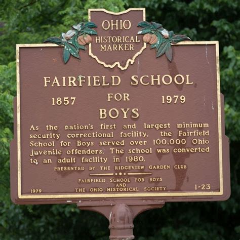 Fairfield School For Boys Historical Marker