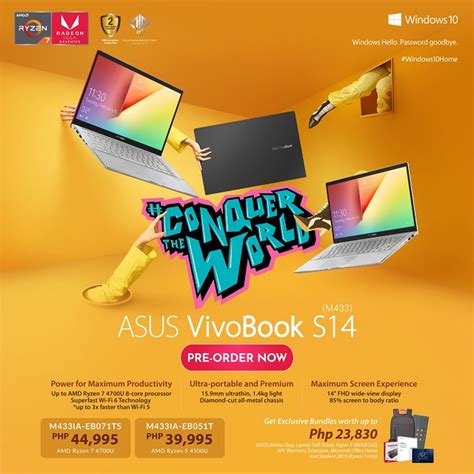 The All New Asus Vivobook S14 M433 Pre Order Now Live Laptrinhx News