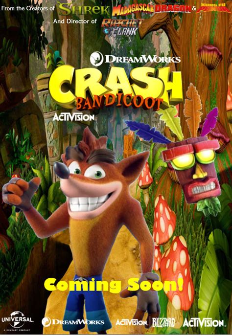 Crash Bandicoot Movie Poster By Marketey On Deviantart