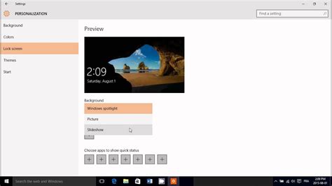 Windows 10 How To Change Lock Screen Picture Or Make A Slideshow Youtube