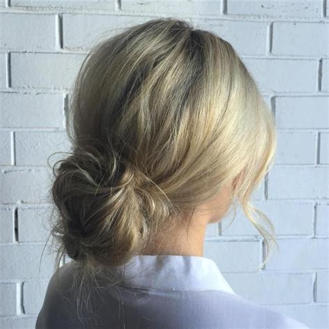 Best 40 Low Bun Updo Hairstyles Ideas On Therighthairstyles Short