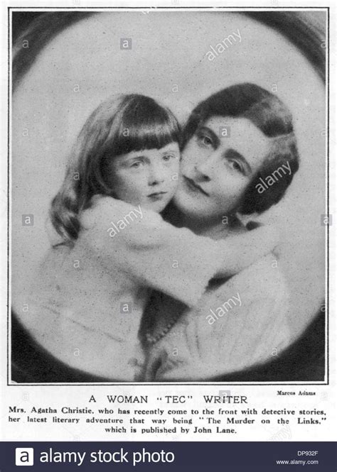 Christie With Her Daughter Agatha Christie Christy Agatha Christie