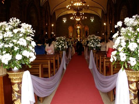 Bulaklak By Joel De Leon Church Wedding Arrangements