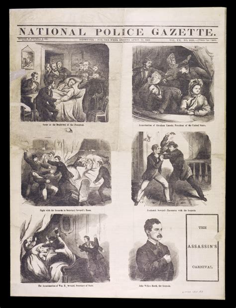National Police Gazette 1865 Smithsonian Institution