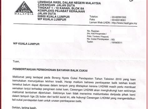 Lhdn tutup pejabat cawangan terengganu, pahang untuk sanitasi. Pemberitahu Permohonan Bayaran Balik Cukai - LHDN Taksiran ...