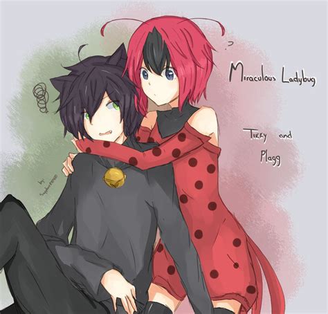 Anime Miraculous Ladybug Tikki And Plagg