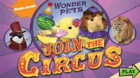 Wonder Pets Join The Circus Wonder Pets Games Nick Jr Youtube