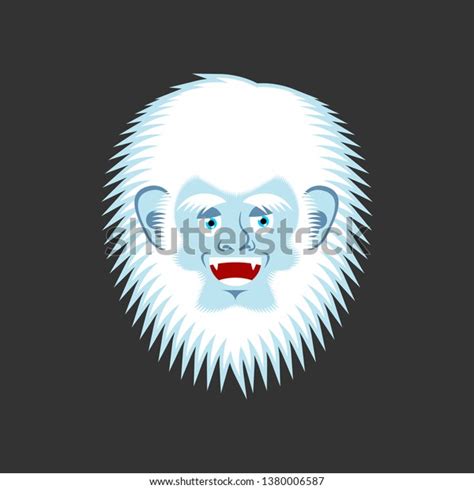 Yeti Cheerful Emoji Bigfoot Happy Face Stock Illustration 1380006587