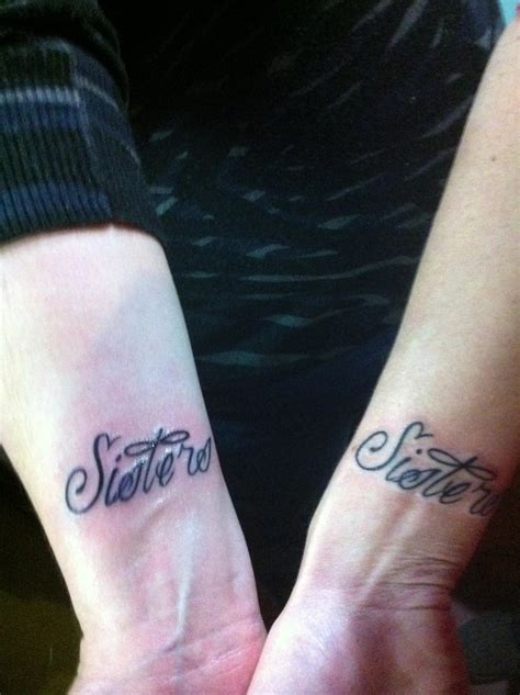 Matching Sister Tattoo Wanna Do This With My Sister Matching Sister Tattoos Sister Tattoos