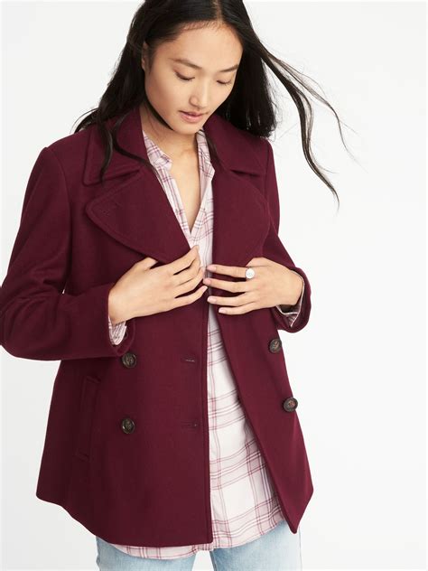 Soft-Brushed Peacoat for Women | Old Navy | Coats for women, Coats jackets women, Women