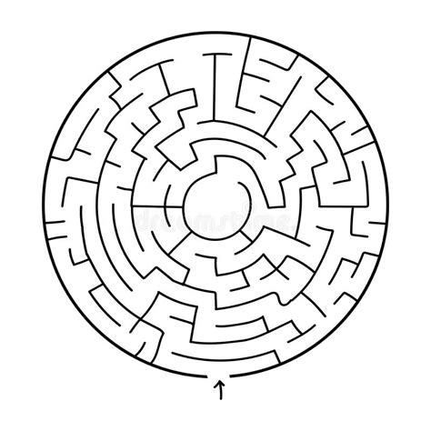 Labirintos Ou Diagramas Dos Labirintos Ajustados Ilustração Do Vetor