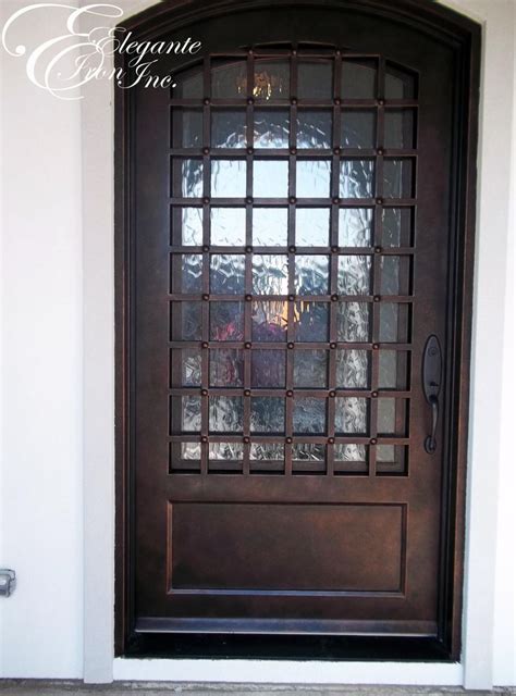 Custom Wrought Iron Front Door Modelos De Puertas Portones Modernos