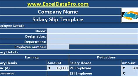 15 Salary Slip Format Download Excel Templates