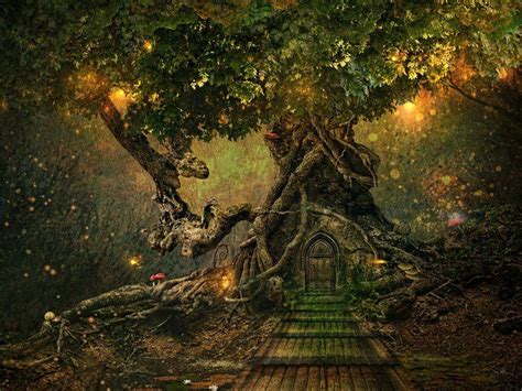Magic Tree Fantasy Forest World Of Fantasy Fantasy Places Fantasy