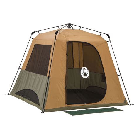 Coleman Instant Up Gold 4p Vestibule Dark Room 4 Person Camping Tent Ebay