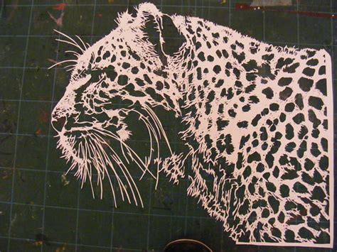 Leopard Etsy In 2021 Animal Stencil Silhouette Art