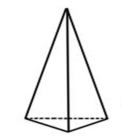 A Line Drawing Of A Cone That Is Not In The Shape Of A Cone And Has
