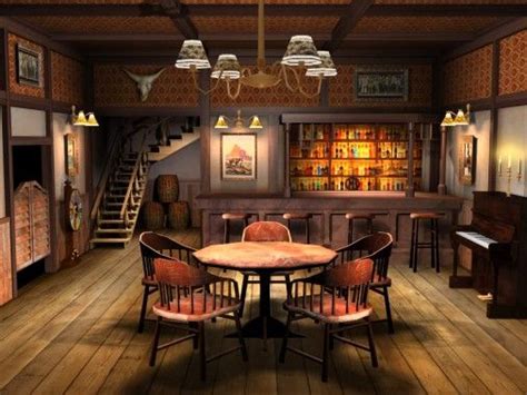 3d Interior Design Bar Interior Interior Design Inspiration Old West