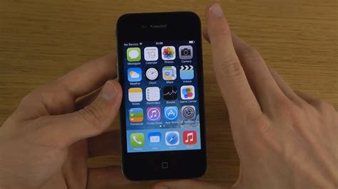 Iphone 4 New Ios 7 Final Public First Look And Setup Youtube