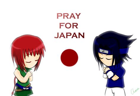 Shiha Sasuke Pray For Japan By Rheinagealtash On Deviantart