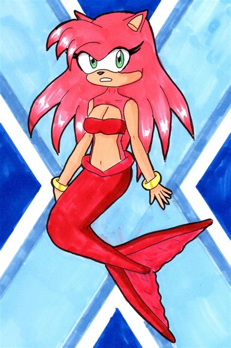 Amy Rose As A Mermaid By Crazy226 On Deviantart