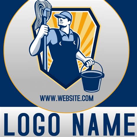 Cleaning Service Logo Icon Template Postermywall