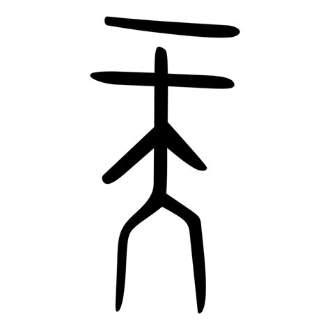 Analects confucianism symbol chinese characters history, symbol png clipart. File:天-oracle.svg - Wikimedia Commons