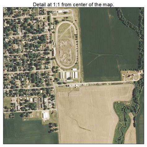 Aerial Photography Map Of Mendota Il Illinois