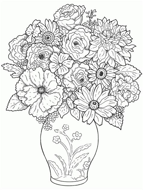 Flower In A Vase Drawing At Getdrawings Free Download