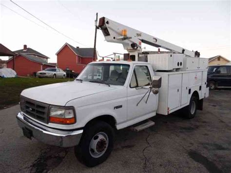 Ford F Super Duty Service Bucket Truck Telsta Boom 1997 Bucket