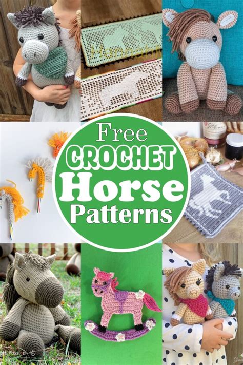 21 Crochet Horse Patterns For Every Horse Lover Diyncrafty