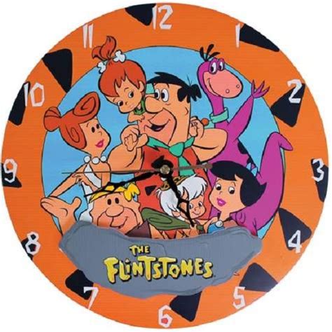 The Flintstones Wall Clock By Westland Tware 10 Inch Flintstones