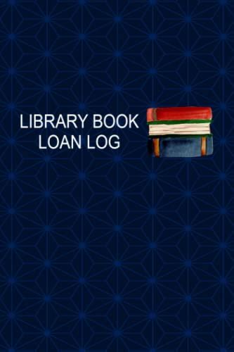 Library Book Loan Log Library Book Loan Tracker Keep Track Of All