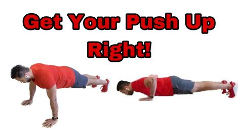 How To Do The Push Ups Correctly Push Up Tutorial Perfect Push Up