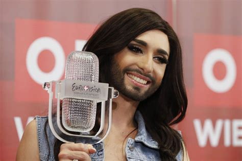 Meet Female With A Beard Drag Queen Conchita Wurst Eurovision 2014 Most Popular Contestant