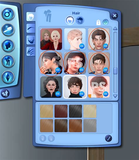 Mod The Sims Wcif These Male Hairs Solved