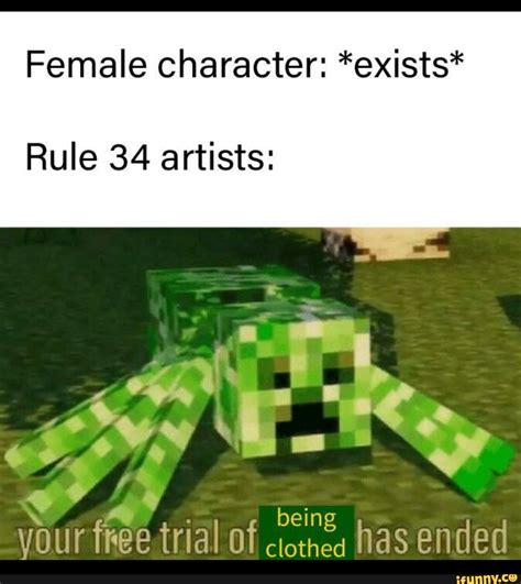 Female Character Exists Rule 34 Artists Ifunny Brazil