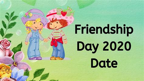 Friendship day (also international friendship day or friend's day) is a day in several countries for celebrating friendship. Friendship Day Date 2020 - International Friendship Day ...