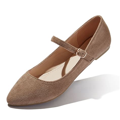 Dailyshoes Dailyshoes Women S Mary Jane Casual Flats Flat Shoes Ballet Slip On Classic Pointy