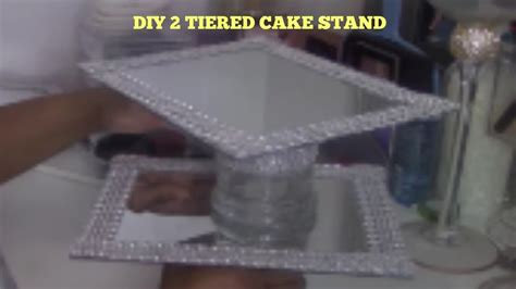 Dollar Tree Diy Mirowed Cake Stand Youtube