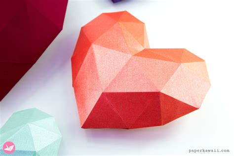 Paper 3d Model Of The Heart Papercraft Among Us